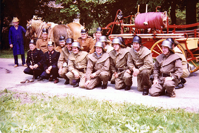 Mannschaftsfoto zum Parkfest Gräfendorf (Foto: 1987)