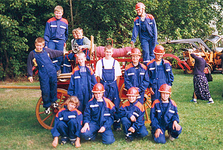Amtsausscheid in Gräfendorf - Jugendfeuerwehr (Foto: 1999)