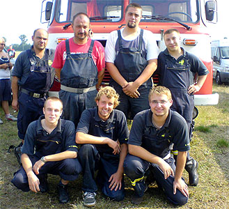 Mannschaftsfoto beim Pokallauf in Schönefeld (Foto: 2007)
