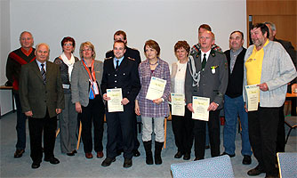 Spende der VR-Bank Flming an Feuerwehrfrderverein - 2010