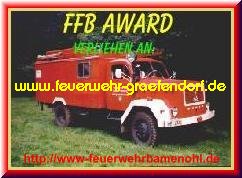 Award von der Feuerwehr Bamenohl (03/2003)
